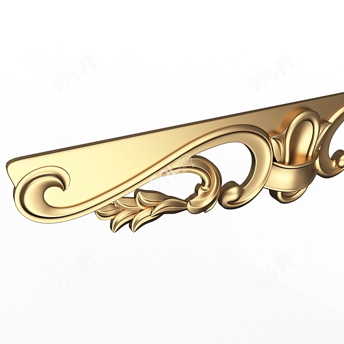 Elegant Carved Decor Furniture Model 3D model image 2
