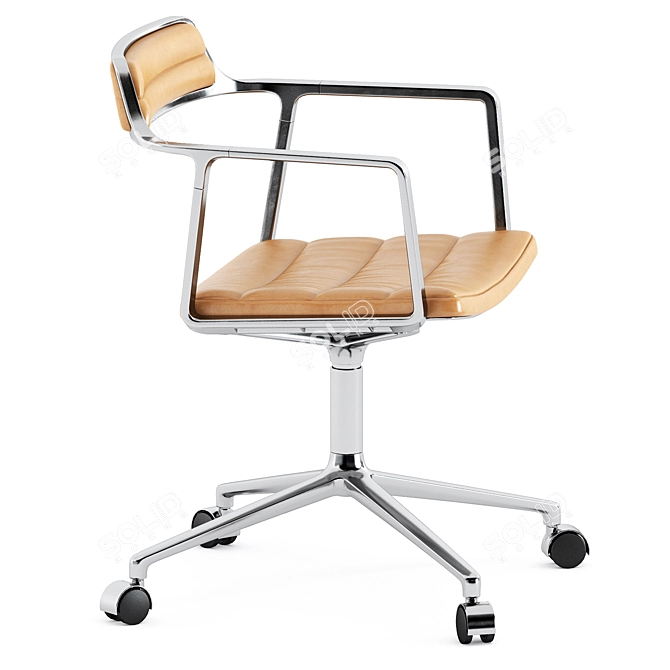 Elegant Vipp452 Swivel Chair 3D model image 5