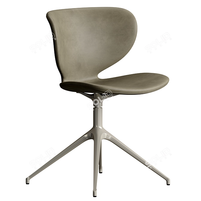 Sleek Hamilton Dining Chair 3D model image 1