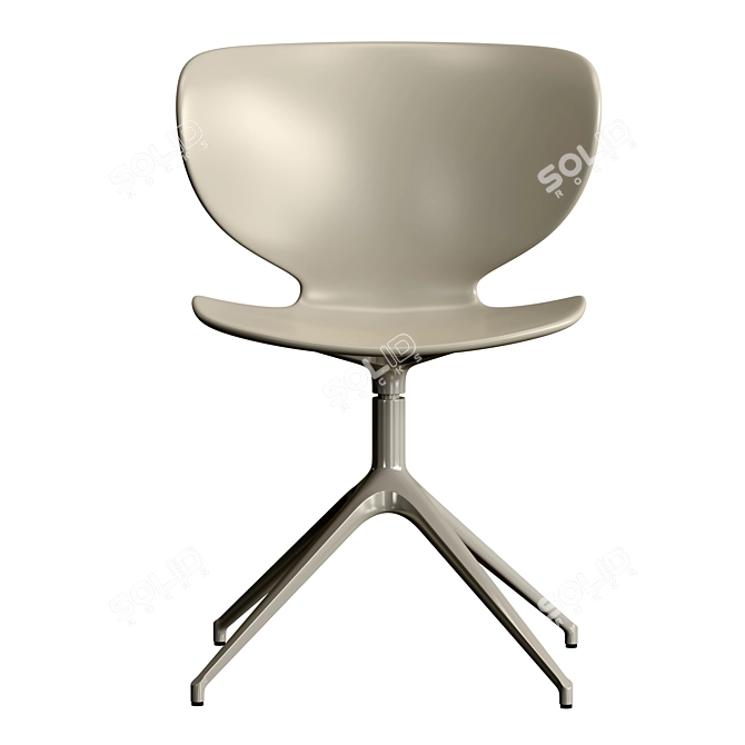 Sleek Hamilton Dining Chair 3D model image 2