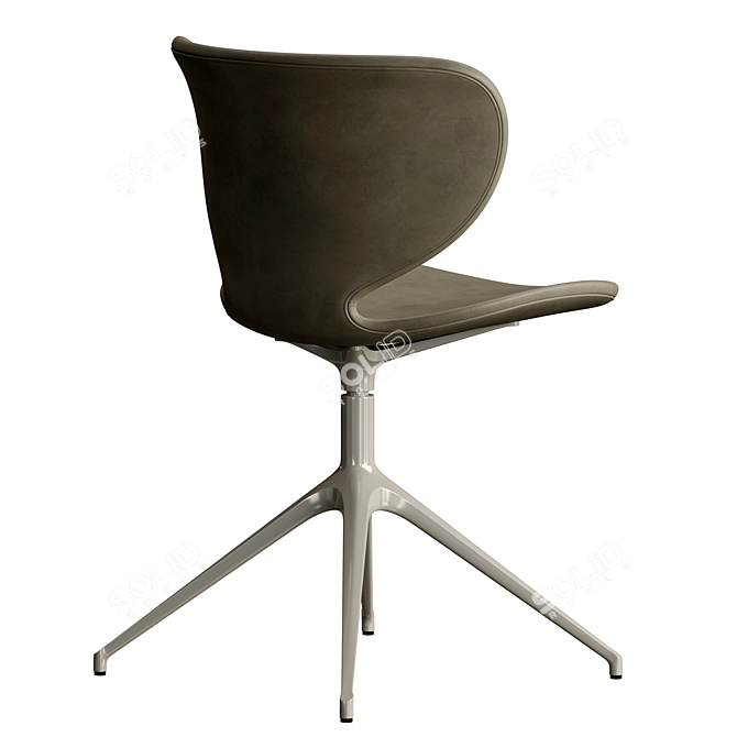 Sleek Hamilton Dining Chair 3D model image 3