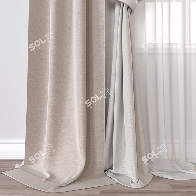Drapery A227 | 3D Render | 87K Polygons 3D model image 3