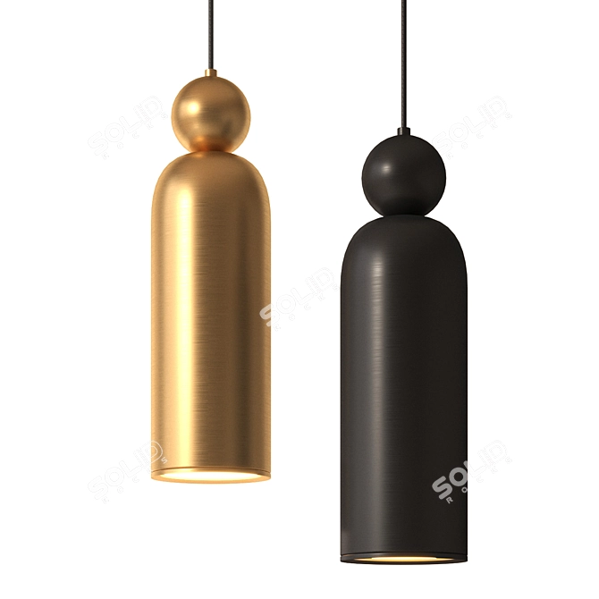 Lampatron Leffe Metal Lamp 3D model image 1