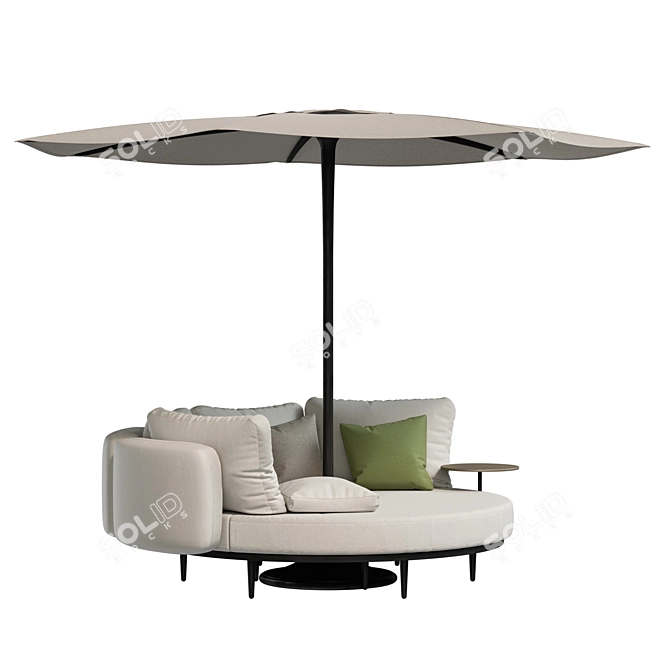 Organix Outdoor Lounge Set 3D model image 4