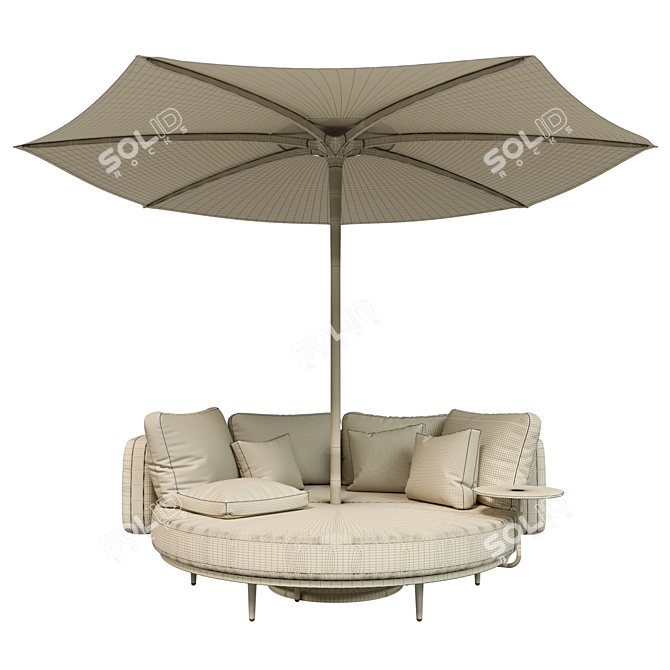 Organix Outdoor Lounge Set 3D model image 5