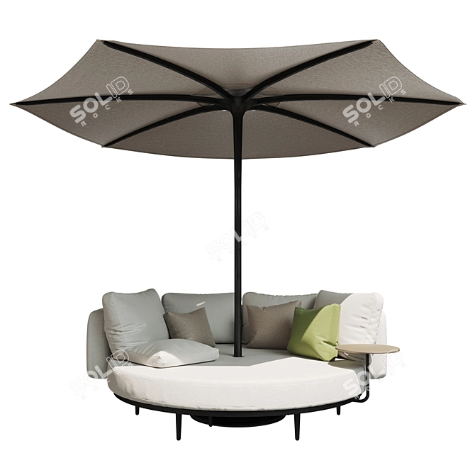 Organix Outdoor Lounge Set 3D model image 6