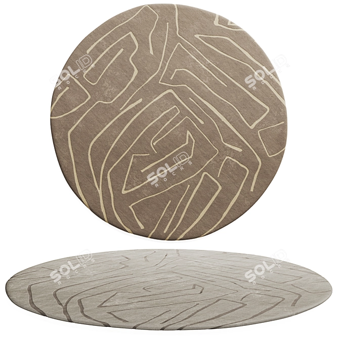 Luxury Rug Set by Corner Design 3D model image 6