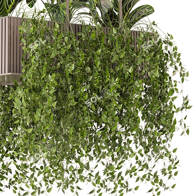 Metal Box Set 568 Plants 3D model image 3