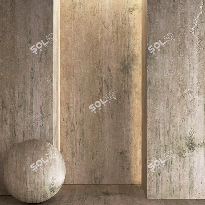  Industrial Concrete Texture Pack 3D model image 2