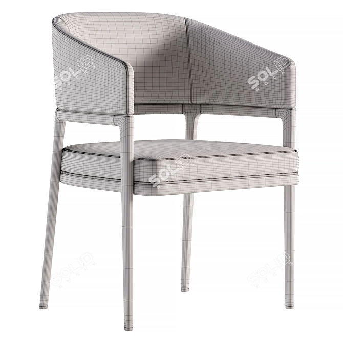 Aster Mark Dining Chair Export 3D model image 4