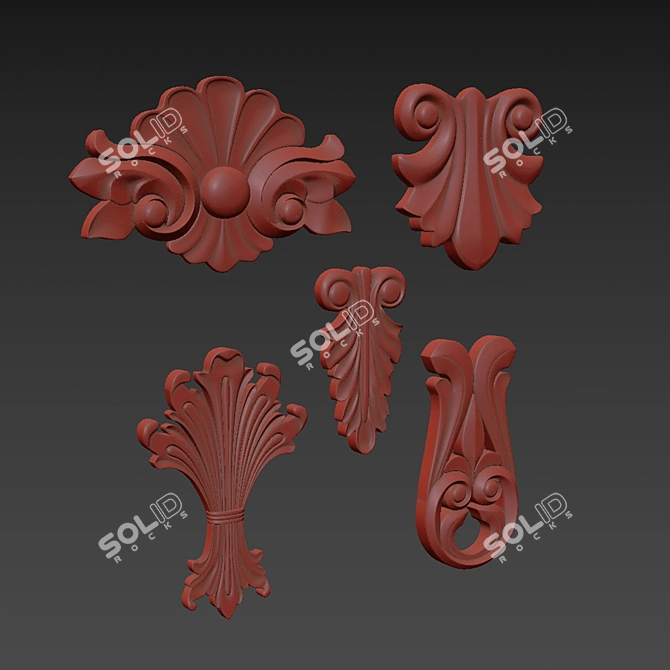  3D Max Ornament Design Kit 3D model image 7