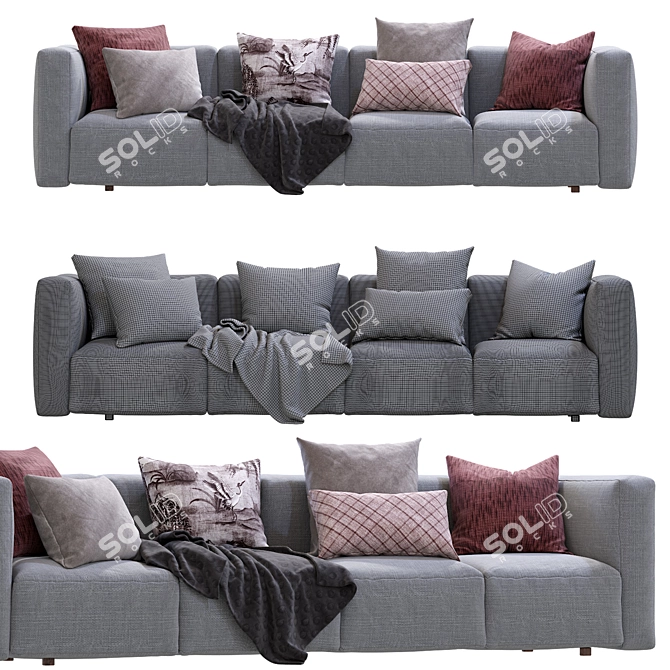 Modern Modular Prostoria Sofa Match 3D model image 4