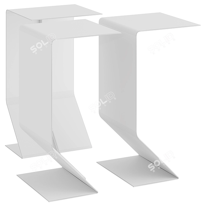 Compact Mark Accent Table 3D model image 3