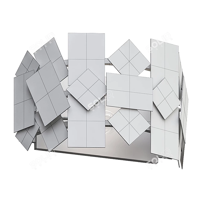 Pattern Wall Sconce by ImperiumLoft 3D model image 3