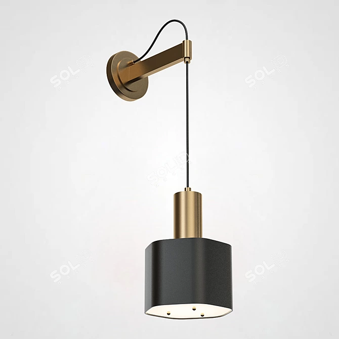 ImperiumLoft RENA Wall Sconce 3D model image 2