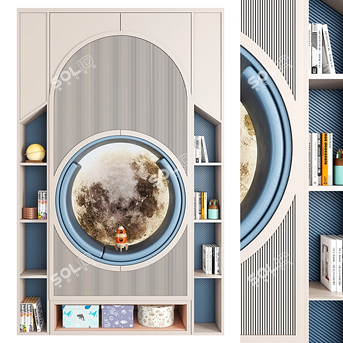  Modern Furniture Set 2016 3D model image 1