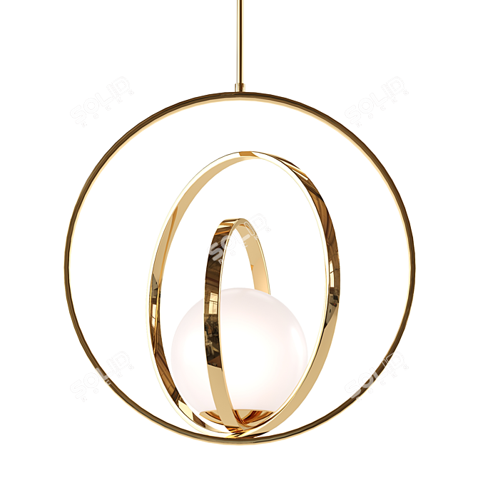 Elegant Nanni Pendant Light 3D model image 1