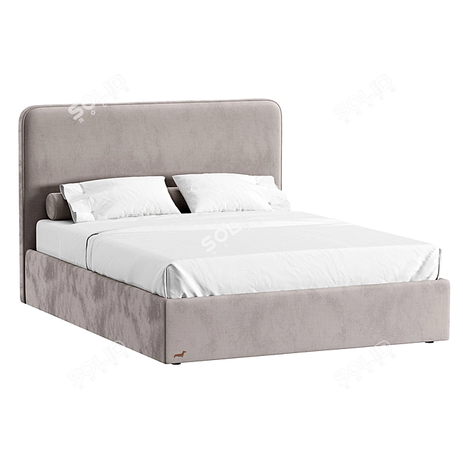 Blade Slim Bed Base Set 3D model image 2