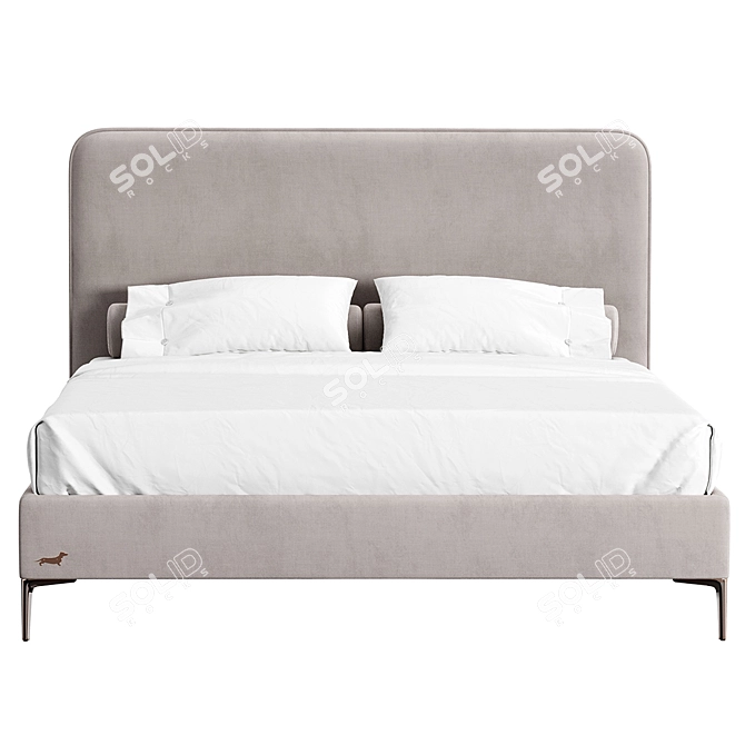Blade Slim Bed Base Set 3D model image 3