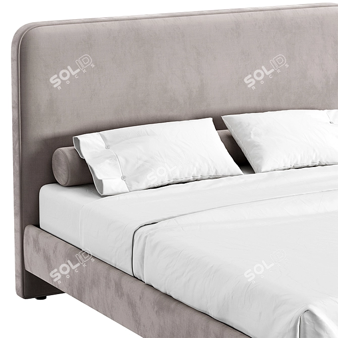 Blade Slim Bed Base Set 3D model image 4