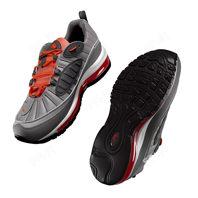 High-Resolution Textured 3D Footwear Model 3D model image 3