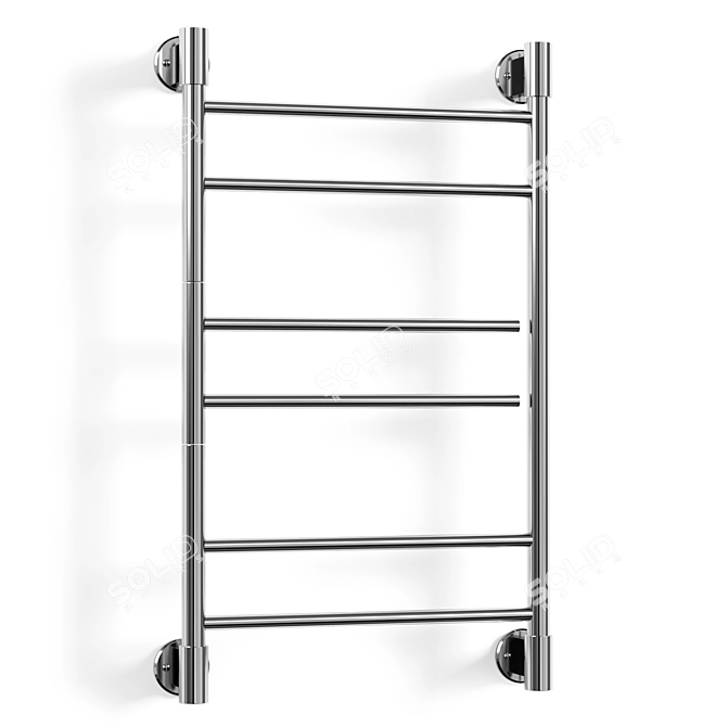 Electric Towel Warmer Chrome 2850x500 3D model image 1