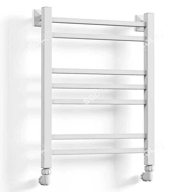 Energy Techno Chrome Towel Warmer 3D model image 2