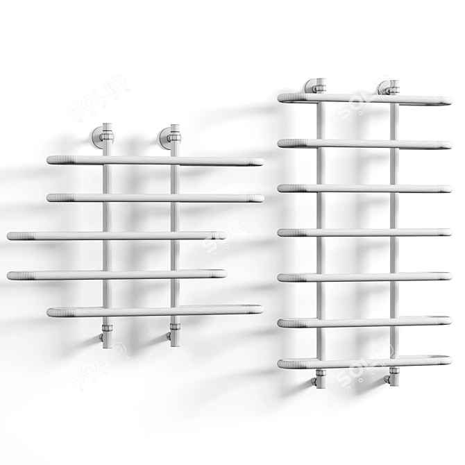 Energy Aero Chrome Towel Warmer 3D model image 3