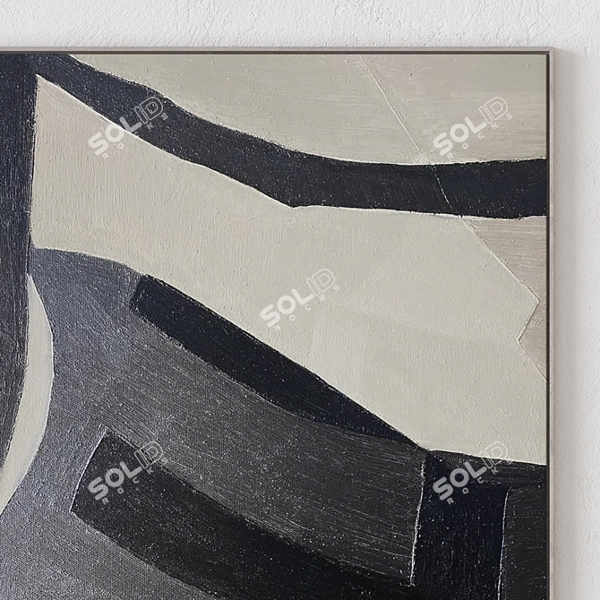 Modern Wall Paintings Collection 3D 3D model image 5