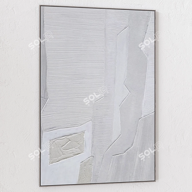  Modern Wall Paintings Set 2206 3D model image 3