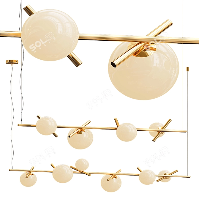 Elegance Defined: Lampatron KIRAN Collection 3D model image 2