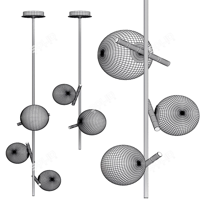 Elegance Defined: Lampatron KIRAN Collection 3D model image 5