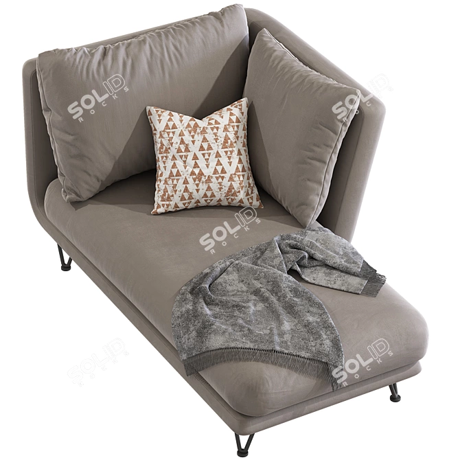 Modern Corner Sofa Topim 18 3D model image 5