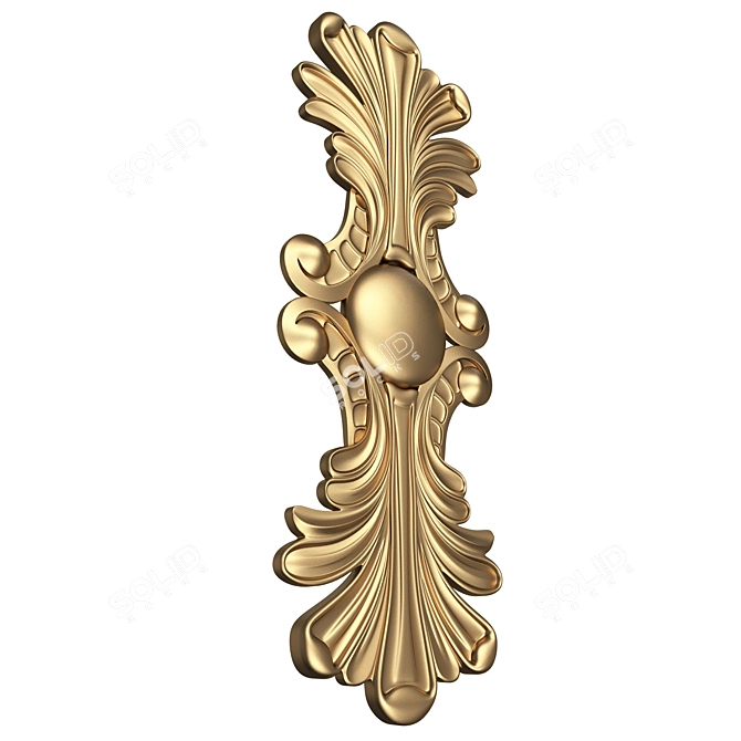 Carved Decor Furniture for 3D Modeling 3D model image 3