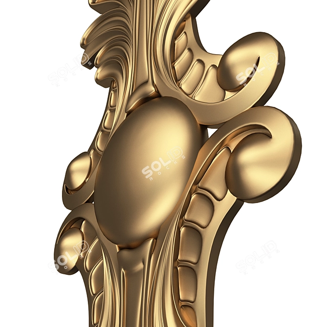 Carved Decor Furniture for 3D Modeling 3D model image 4