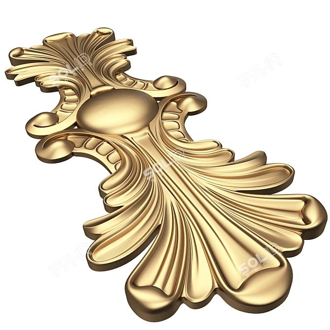 Carved Decor Furniture for 3D Modeling 3D model image 5