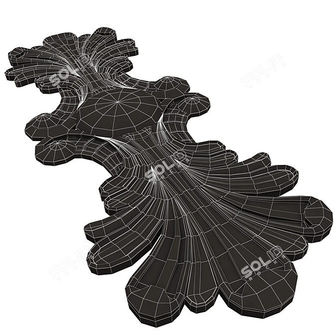 Carved Decor Furniture for 3D Modeling 3D model image 7