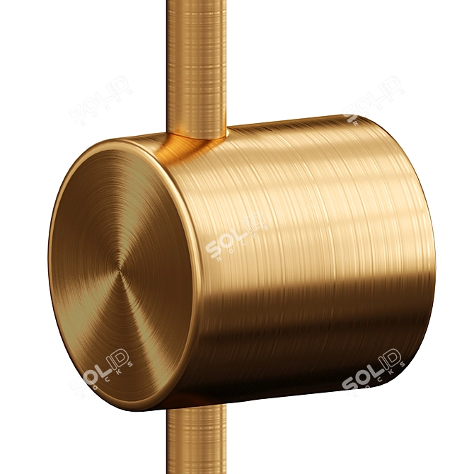 Modern Minimal LED Wall Lamp 3D model image 3