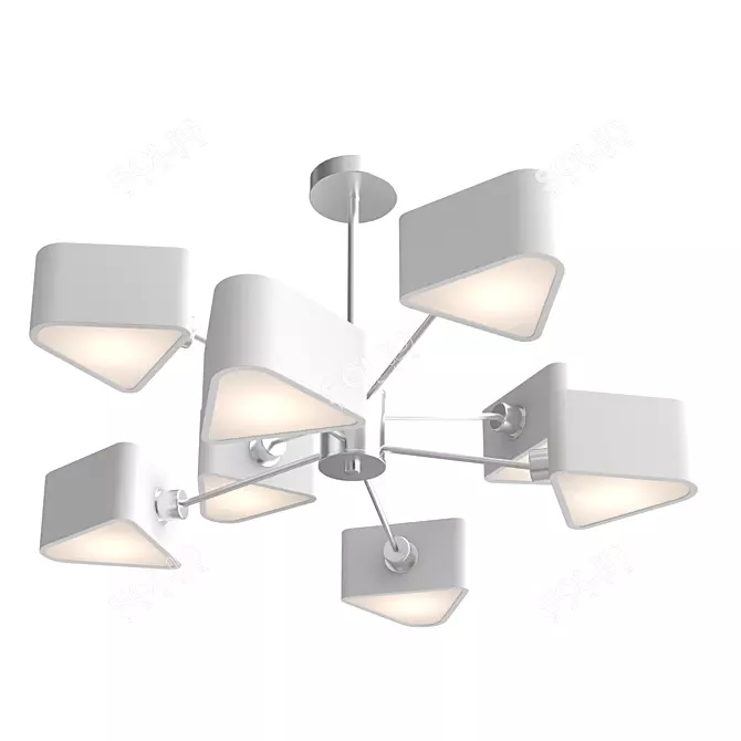 Freya BRIANNE Chandelier 80cm Diameter 3D model image 1