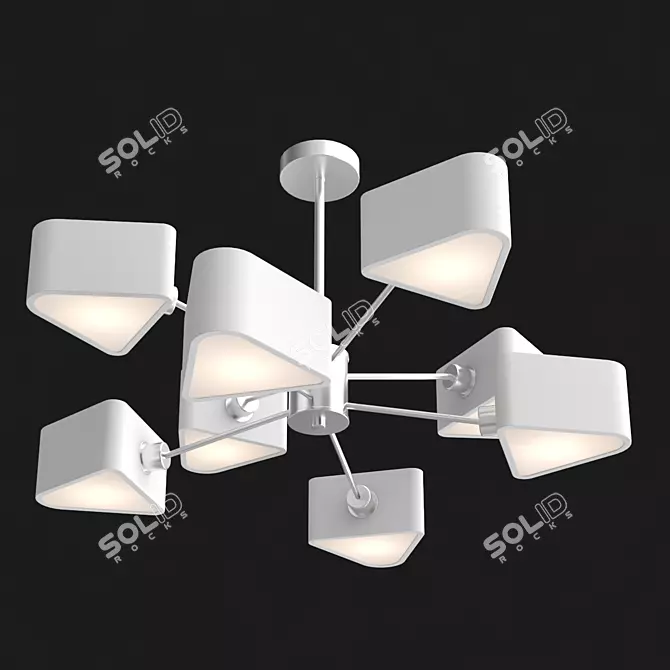 Freya BRIANNE Chandelier 80cm Diameter 3D model image 2