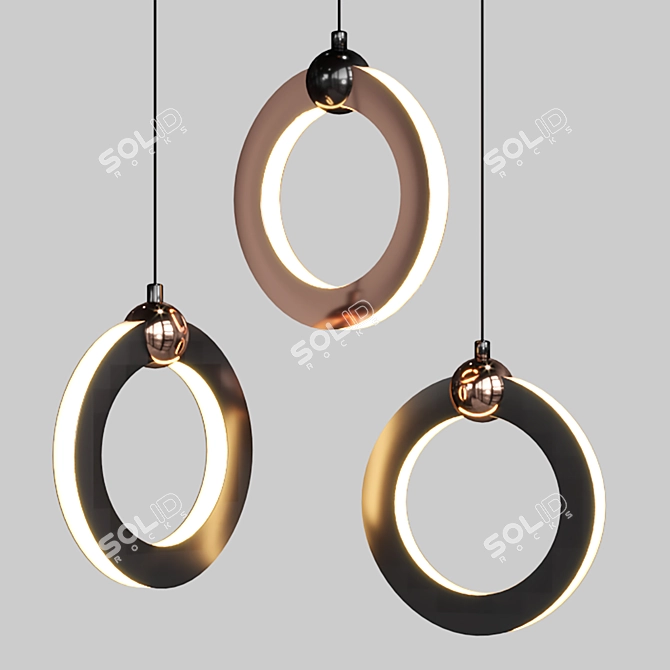 KARI ONE Pendant Light 3D model image 1