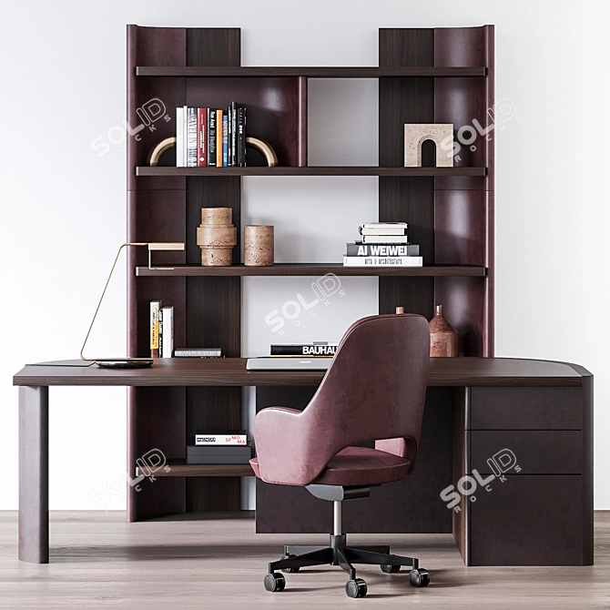 Modern Office Set by Baxter 3D model image 1