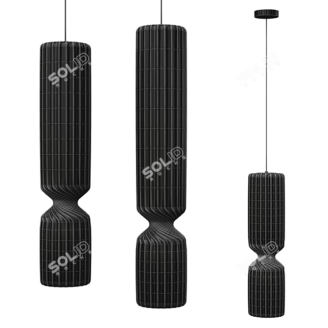 Sleek Modern Lamp Collection 3D model image 3