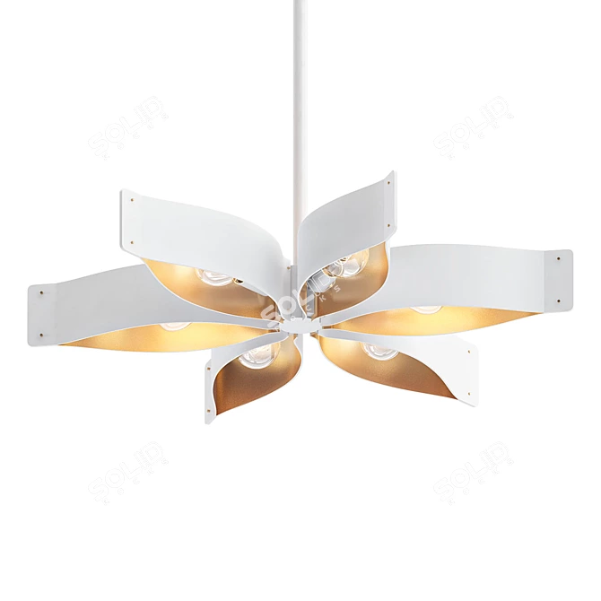 Elegant Nala Chandelier: Essence of Style 3D model image 1