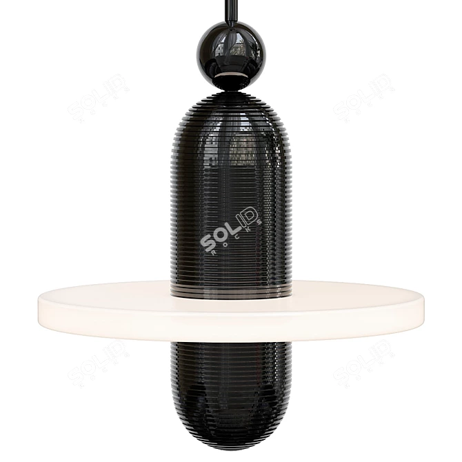 Minimalistic Pendant Light Fixture 3D model image 1