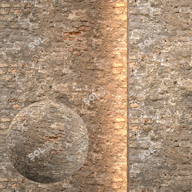 Seamless Brick Texture Pack 3D model image 1