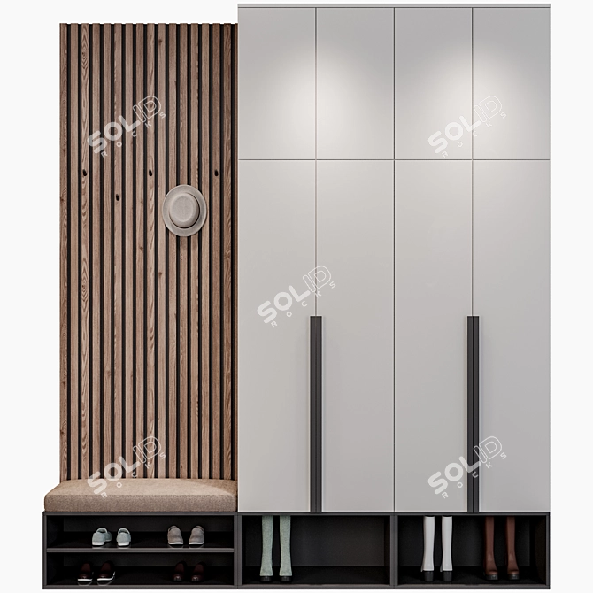 Home Hallway Ensemble 3D model image 1