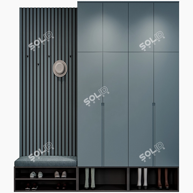 Home Hallway Ensemble 3D model image 3