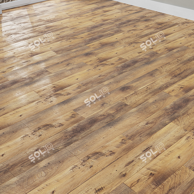 Versatile Laminate Flooring Options 3D model image 2