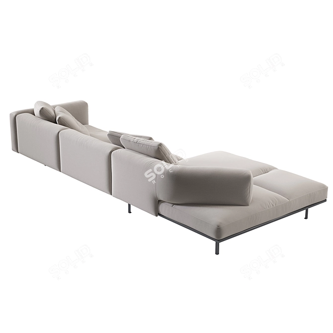 Modern Minimalist Knoll Matic Seat 3D model image 5